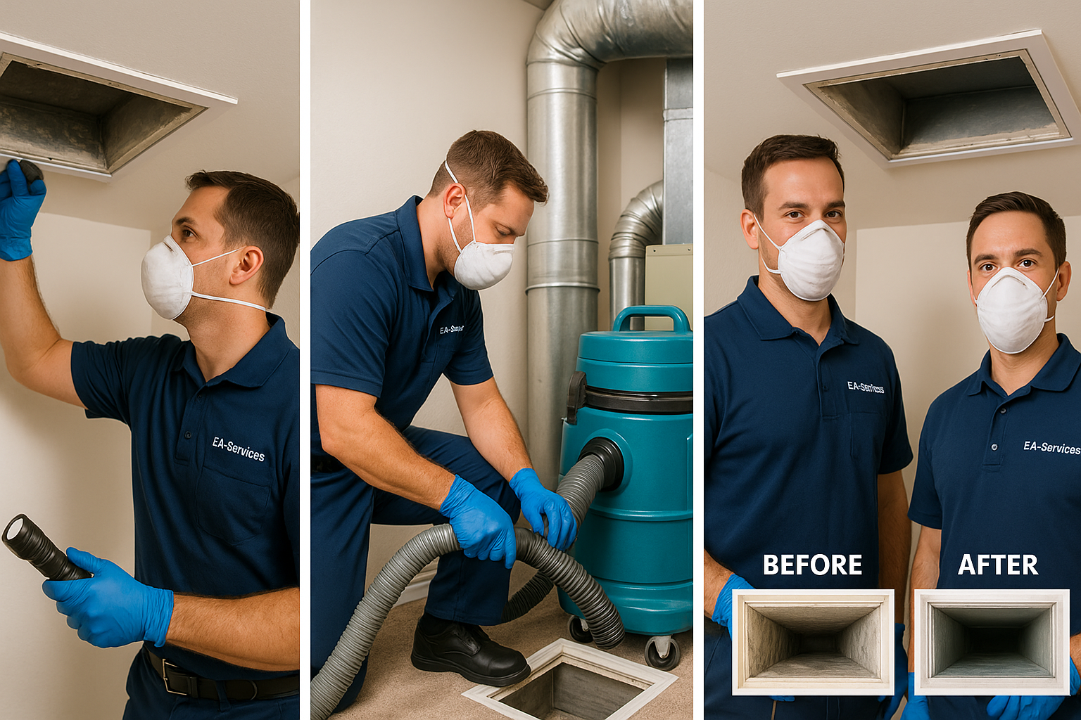 Professional air duct cleaning process in Rio Vista Phoenix